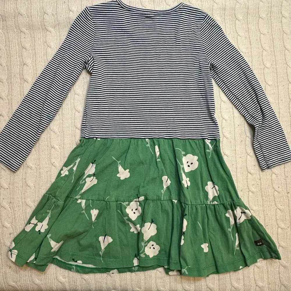 Tea Collection Long Sleeve Dress sz 6 Swing Dress